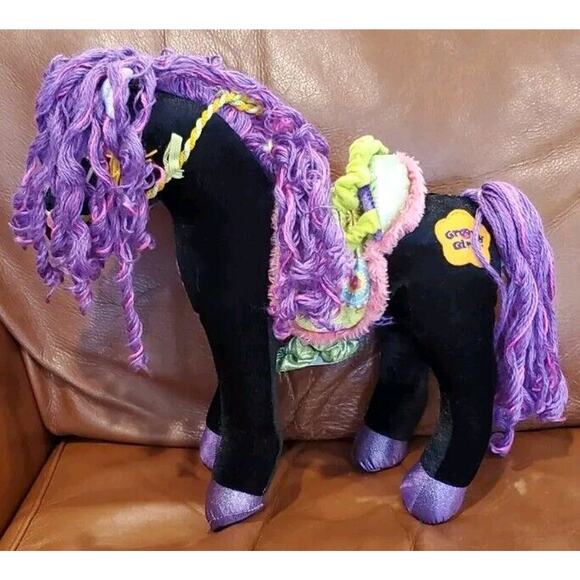 2006 Manhattan Toy 13 Inch Black Groovy Girls Horse Midnight Star Poseable - Picture 3 of 10